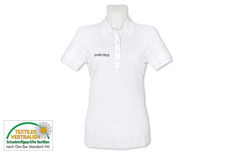 Bild von Damen Polo Shirt Classic NO. 110 Hakro, weiß 